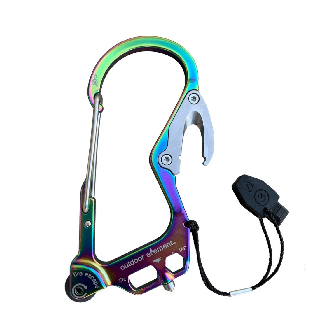 Fire-Starting Multitool Carabiner