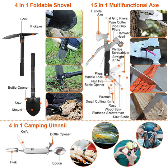 All-in-One Survival Kit (125 Pieces)