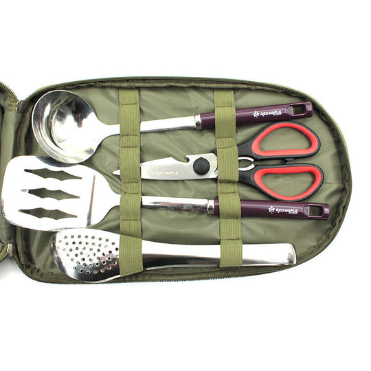 8pcs Camp Kitchen Cooking Utensil Set