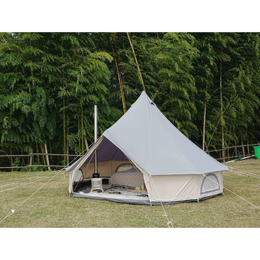 Upland Silver Canvas Bell Tent