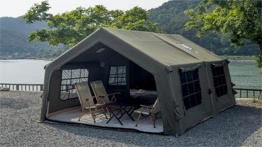 Inflatable Glamping Tent-  Koala 7 Khaki for 2-8 person