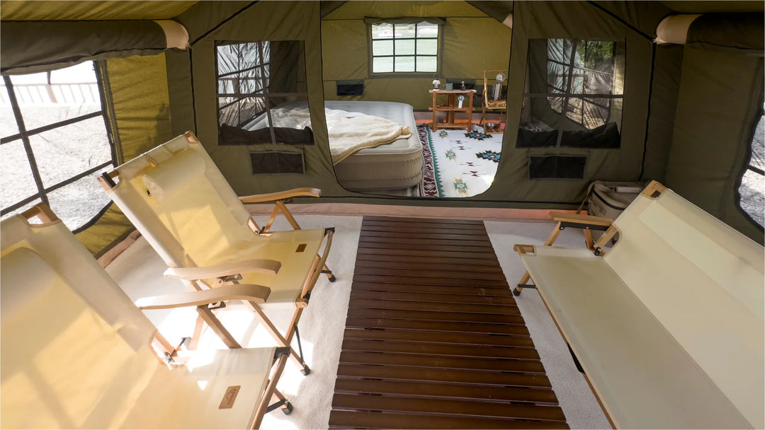 Inflatable Glamping Tent-  Koala 7 Khaki for 2-8 person