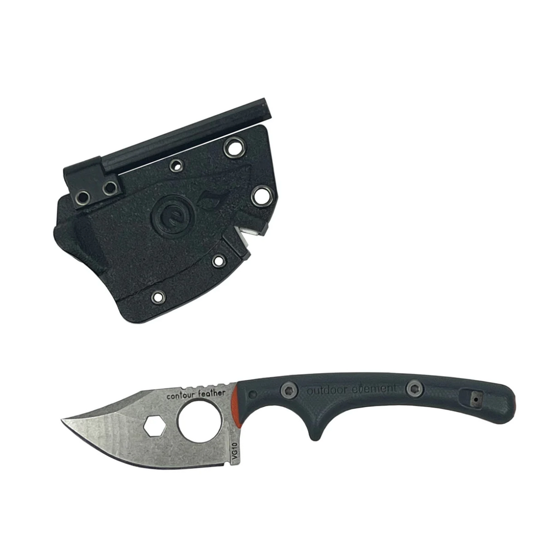 Contour Feather Adventure Survival Knife