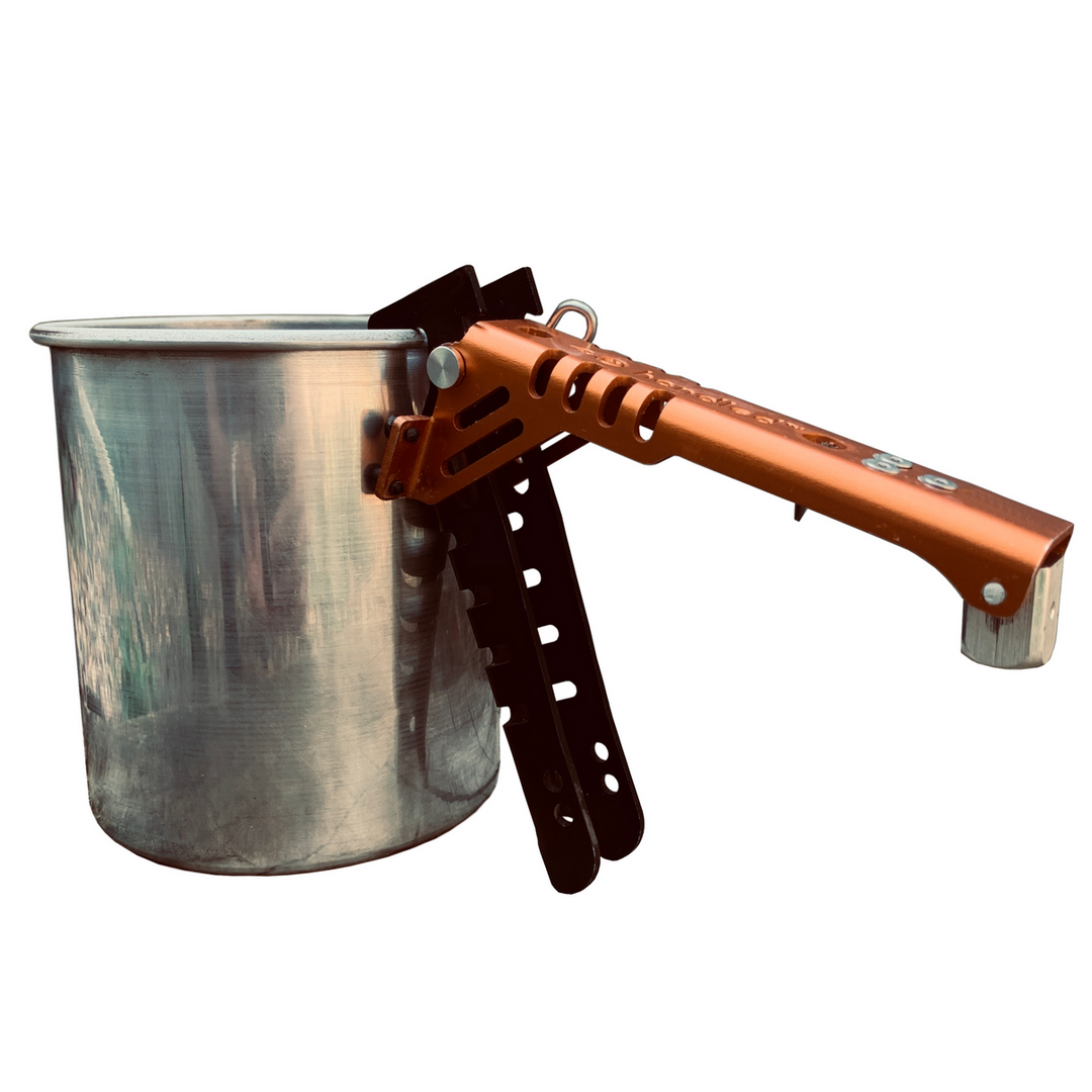 Handled Pot Gripper and Fuel Canister Recycle Tool