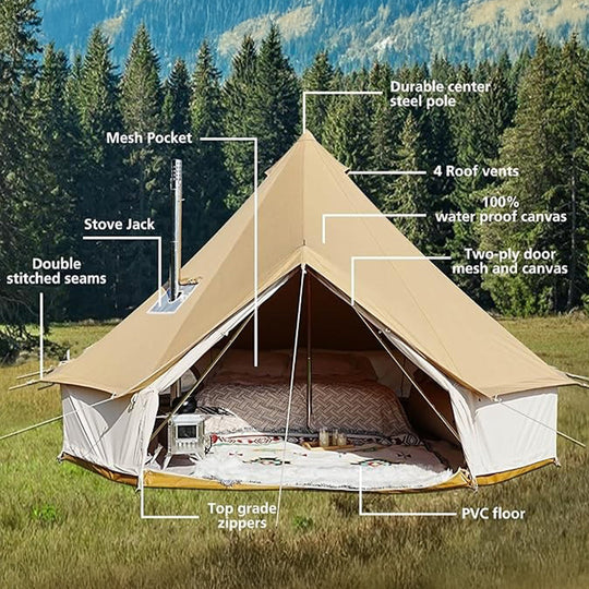Canvas Bell Tent by Upland