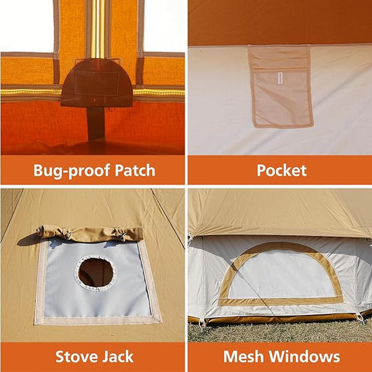 Canvas Bell Tent by Upland