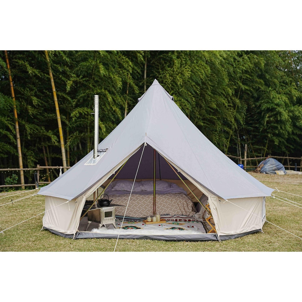 Upland Silver Canvas Bell Tent