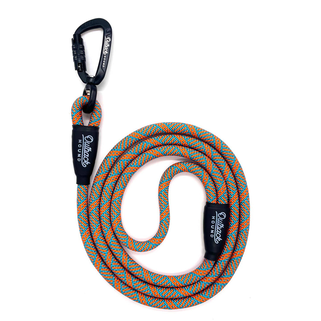 Outback Hound Rope Leash - Orange
