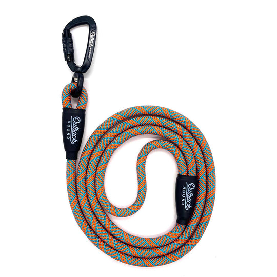 Outback Hound Rope Leash - Orange