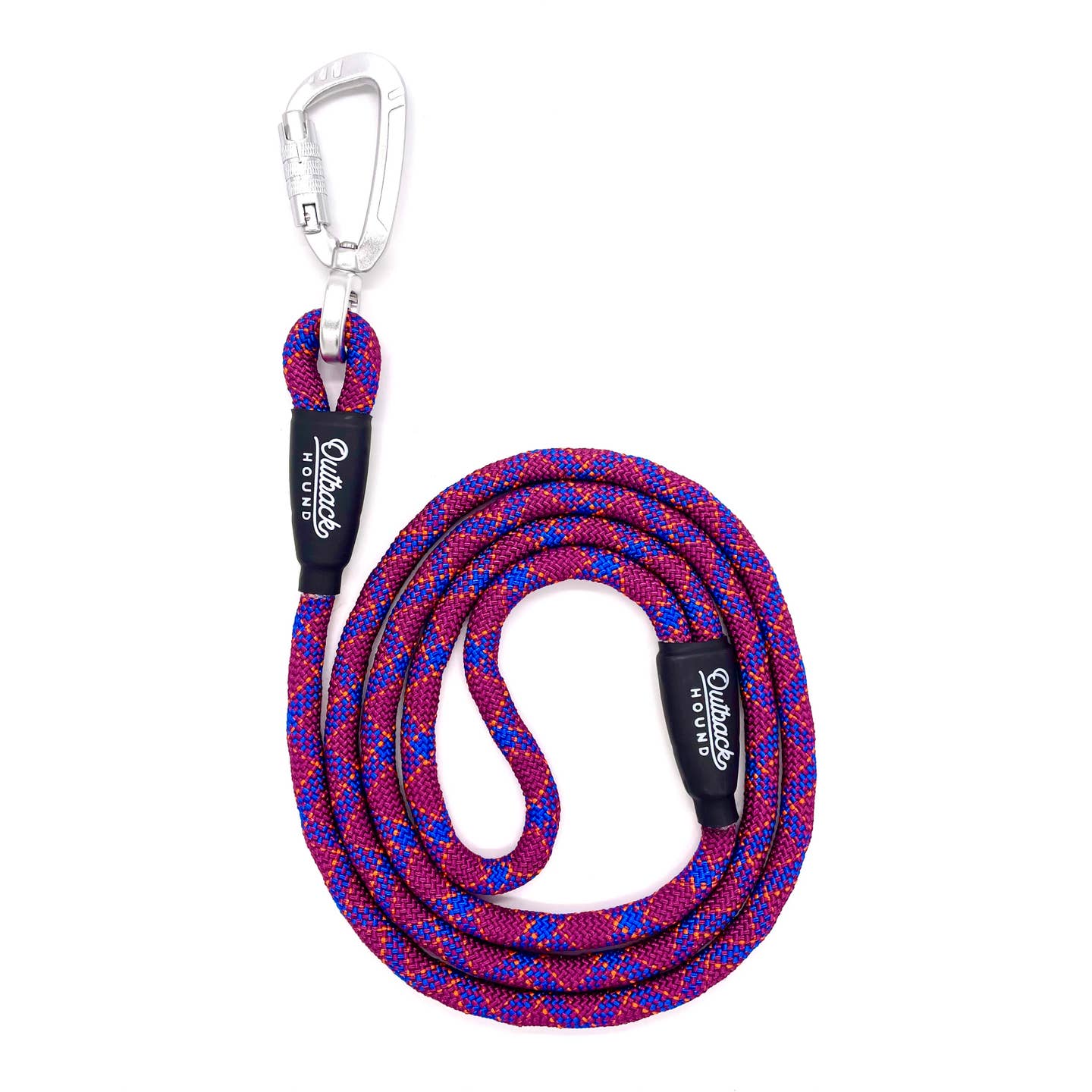 Outback Hound Rope Leash - Purple