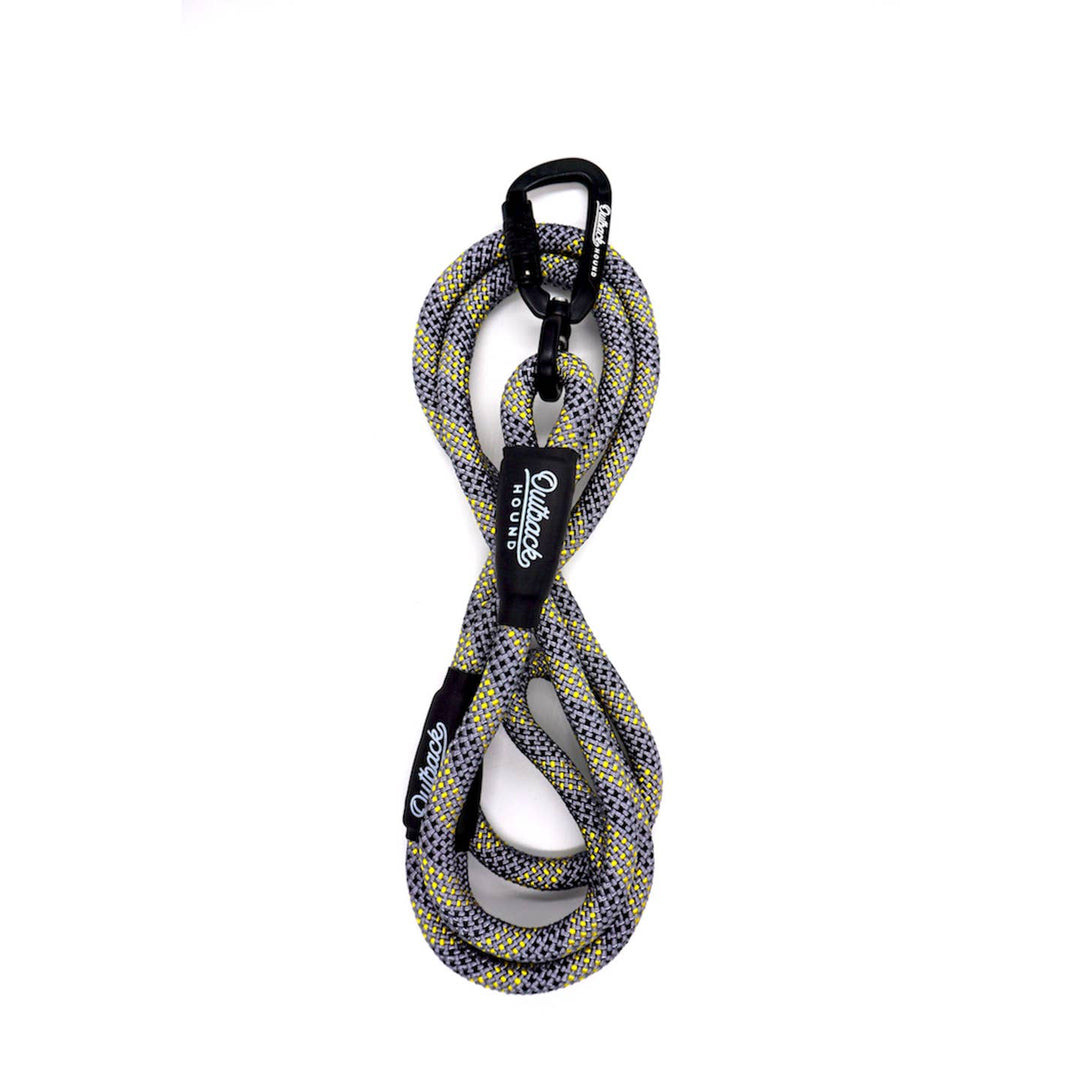 Outback Hound Rope Leash - Silver