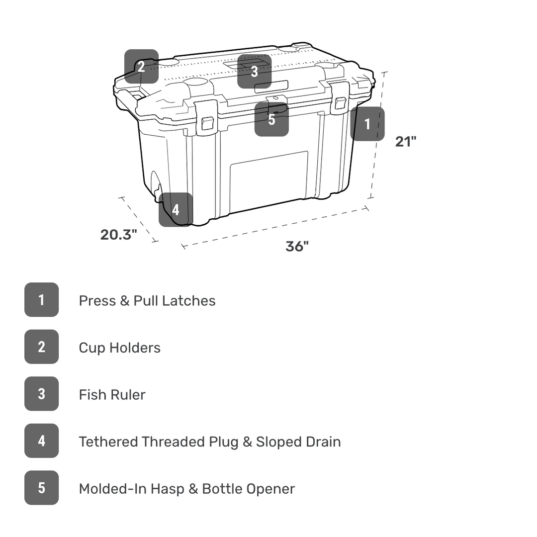 Pelican 70QT Elite Cooler – Built for Adventure, Ready for Anything