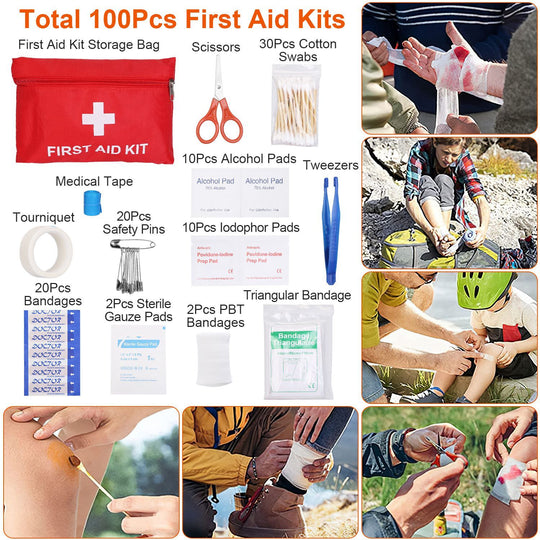 All-in-One Survival Kit (125 Pieces)