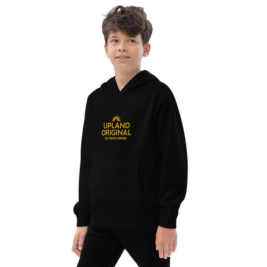 Go Touch Grass Kids Fleece Hoodie