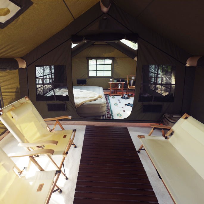 Inflatable Glamping Tent-  Koala 7 Khaki for 2-8 person